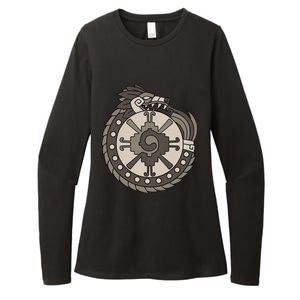 Quetzalcoatl Ouroboros Aztec Ancient Mayan Inca Toltec Womens CVC Long Sleeve Shirt