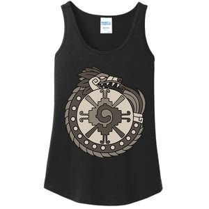 Quetzalcoatl Ouroboros Aztec Ancient Mayan Inca Toltec Ladies Essential Tank