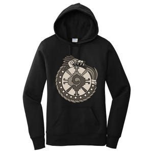 Quetzalcoatl Ouroboros Aztec Ancient Mayan Inca Toltec Women's Pullover Hoodie