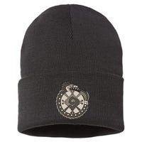 Quetzalcoatl Ouroboros Aztec Ancient Mayan Inca Toltec Sustainable Knit Beanie