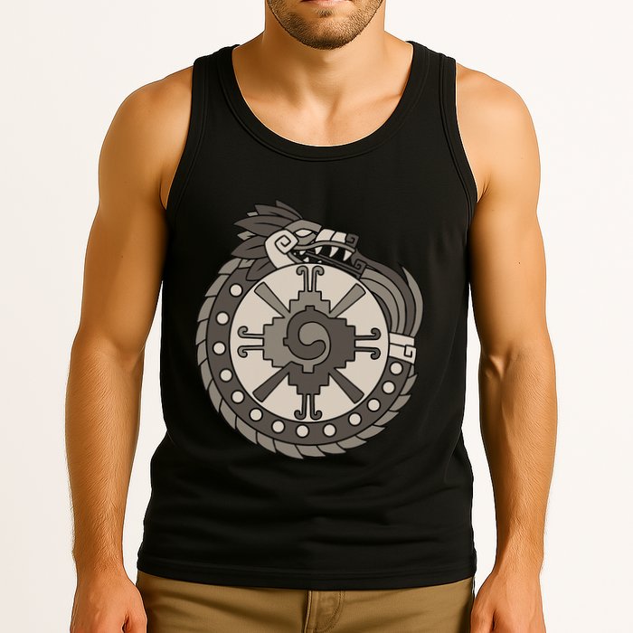 Quetzalcoatl Ouroboros Aztec Ancient Mayan Inca Toltec Tank Top
