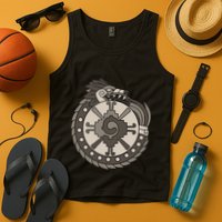 Quetzalcoatl Ouroboros Aztec Ancient Mayan Inca Toltec Tank Top