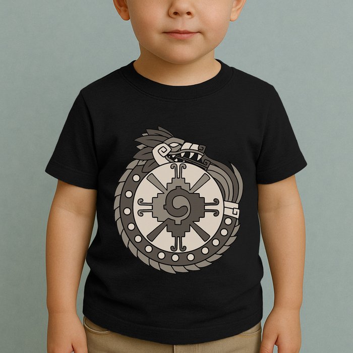 Quetzalcoatl Ouroboros Aztec Ancient Mayan Inca Toltec Toddler T-Shirt