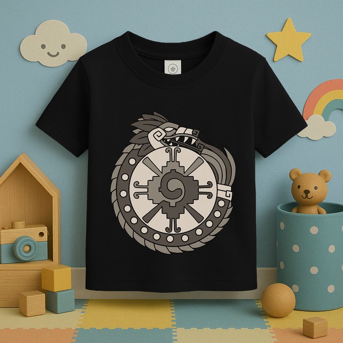 Quetzalcoatl Ouroboros Aztec Ancient Mayan Inca Toltec Toddler T-Shirt