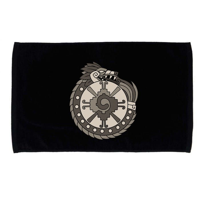 Quetzalcoatl Ouroboros Aztec Ancient Mayan Inca Toltec Microfiber Hand Towel