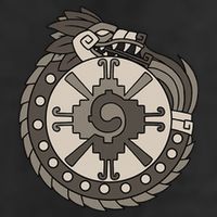 Quetzalcoatl Ouroboros Aztec Ancient Mayan Inca Toltec Microfiber Hand Towel