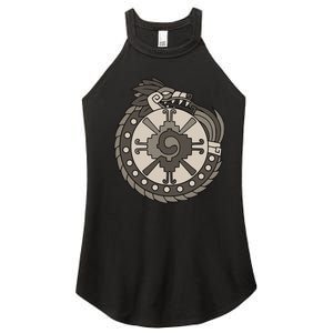 Quetzalcoatl Ouroboros Aztec Ancient Mayan Inca Toltec Women's Perfect Tri Rocker Tank