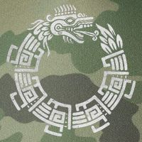 Quetzalcoatl Ouroboros Aztec Serpent Mayan Inca Toltec Legacy Tie Dye Trucker Hat