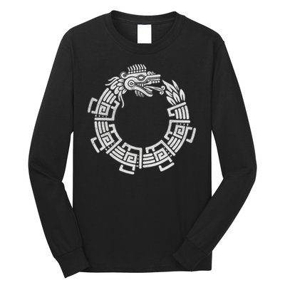 Quetzalcoatl Ouroboros Aztec Serpent Mayan Inca Toltec Long Sleeve Shirt
