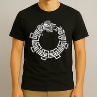 Quetzalcoatl Ouroboros Aztec Serpent Mayan Inca Toltec T-Shirt