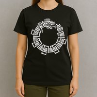 Quetzalcoatl Ouroboros Aztec Serpent Mayan Inca Toltec T-Shirt