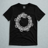 Quetzalcoatl Ouroboros Aztec Serpent Mayan Inca Toltec T-Shirt