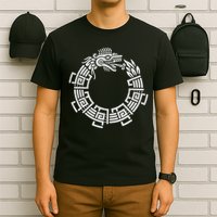 Quetzalcoatl Ouroboros Aztec Serpent Mayan Inca Toltec T-Shirt