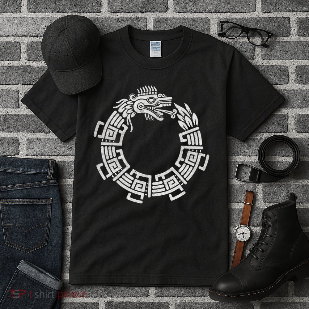 Quetzalcoatl Ouroboros Aztec Serpent Mayan Inca Toltec Tall T-Shirt