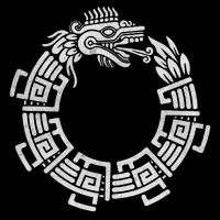 Quetzalcoatl Ouroboros Aztec Serpent Mayan Inca Toltec City Backpack