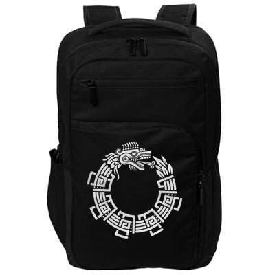 Quetzalcoatl Ouroboros Aztec Serpent Mayan Inca Toltec Impact Tech Backpack