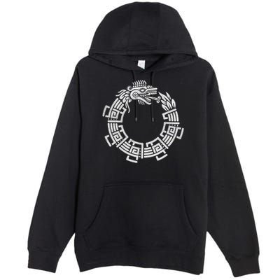 Quetzalcoatl Ouroboros Aztec Serpent Mayan Inca Toltec Premium Pullover Hoodie