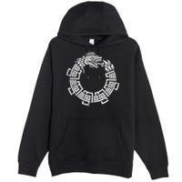 Quetzalcoatl Ouroboros Aztec Serpent Mayan Inca Toltec Premium Pullover Hoodie