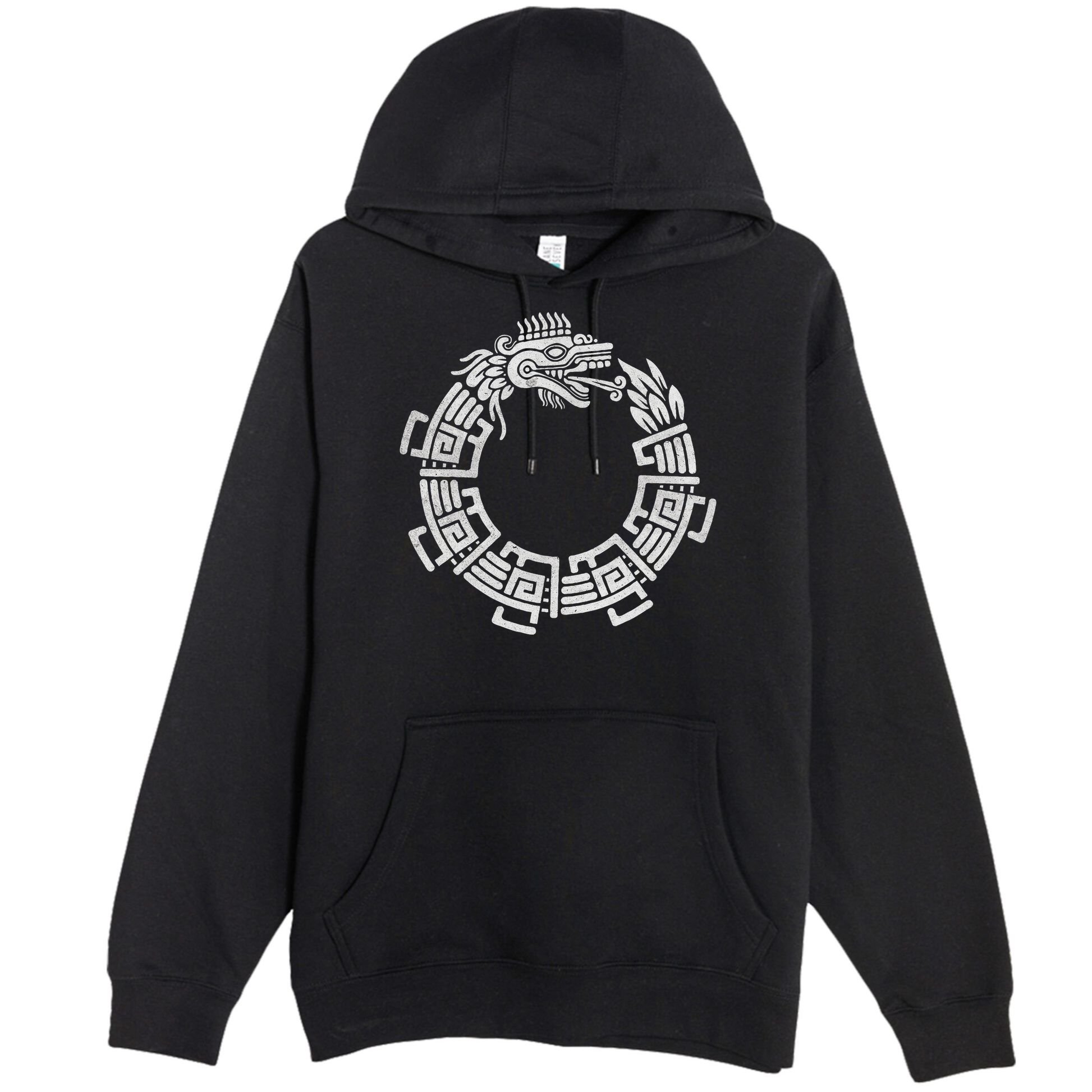 Quetzalcoatl Ouroboros Aztec Serpent Mayan Inca Toltec Premium Pullover Hoodie