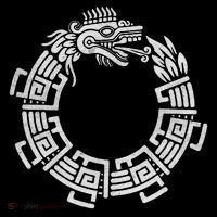 Quetzalcoatl Ouroboros Aztec Serpent Mayan Inca Toltec Bag