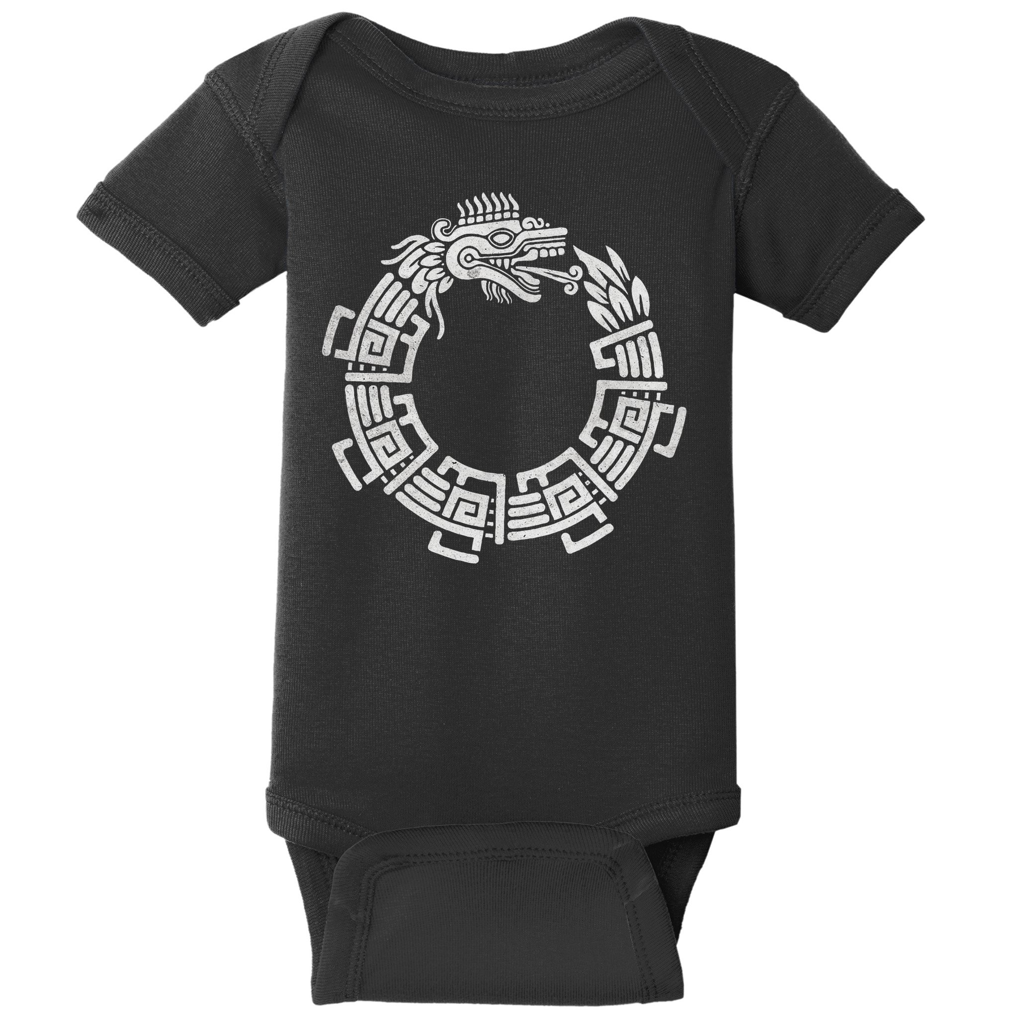 Quetzalcoatl Ouroboros Aztec Serpent Mayan Inca Toltec Baby Bodysuit