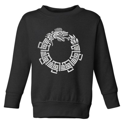 Quetzalcoatl Ouroboros Aztec Serpent Mayan Inca Toltec Toddler Sweatshirt