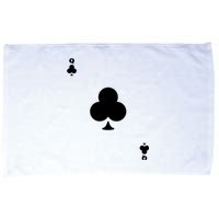 Queen Of Clubs Card Playing Card Poker Costume Card Microfiber Hand Towel