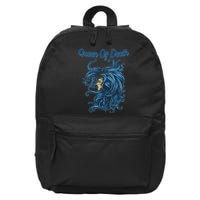 Queen Of Death 16 in Basic Backpack