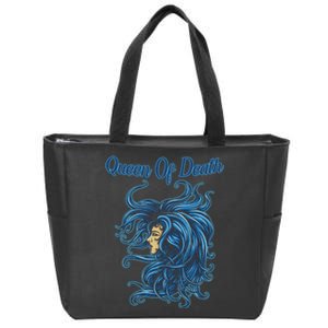 Queen Of Death Zip Tote Bag