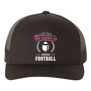 Queen Of Fantasy Football Funny Womens Fantasy Football Yupoong Adult 5-Panel Trucker Hat