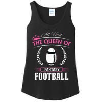 Queen Of Fantasy Football Funny Womens Fantasy Football Ladies Essential Tank