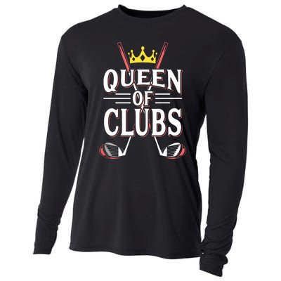 Queen Of Golf Club Tank Top Cooling Performance Long Sleeve Crew