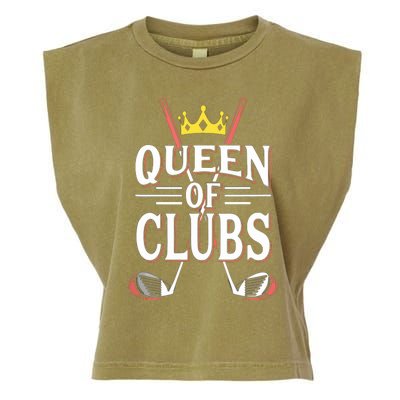 Queen Of Golf Club Tank Top Garment-Dyed Women's Muscle Tee