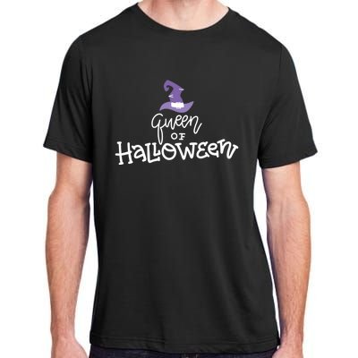 Queen Of Halloween Witches Hat Cool Gift Adult ChromaSoft Performance T-Shirt