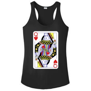 Queen Of Hearts Playing Cards Halloween Costume Casino Easy Great Gift Ladies PosiCharge Competitor Racerback Tank