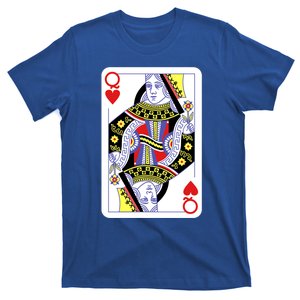 Queen Of Hearts Playing Cards Halloween Costume Casino Easy Great Gift T-Shirt