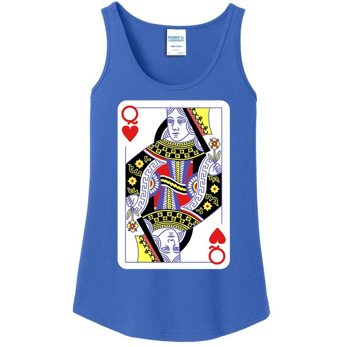 Queen Of Hearts Playing Cards Halloween Costume Casino Easy Great Gift Ladies Essential Tank