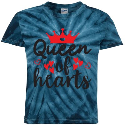 Queen Of Hearts, Wedding, Romantic, Valentine White Kids Tie-Dye T-Shirt