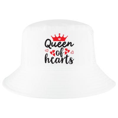 Queen Of Hearts, Wedding, Romantic, Valentine White Cool Comfort Performance Bucket Hat