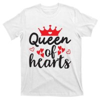 Queen Of Hearts, Wedding, Romantic, Valentine White T-Shirt