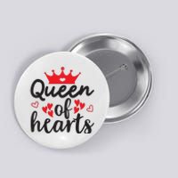 Queen Of Hearts, Wedding, Romantic, Valentine White Button