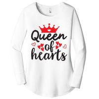 Queen Of Hearts, Wedding, Romantic, Valentine White Women's Perfect Tri Tunic Long Sleeve Shirt