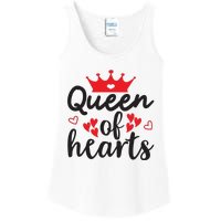 Queen Of Hearts, Wedding, Romantic, Valentine White Ladies Essential Tank