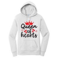 Queen Of Hearts, Wedding, Romantic, Valentine White Women's Pullover Hoodie