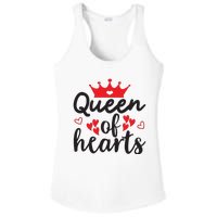 Queen Of Hearts, Wedding, Romantic, Valentine White Ladies PosiCharge Competitor Racerback Tank