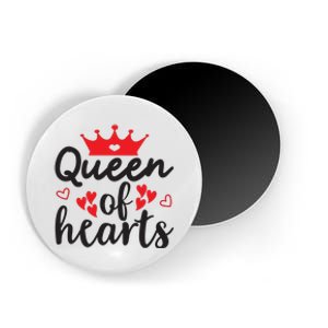 Queen Of Hearts, Wedding, Romantic, Valentine White Magnet