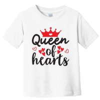 Queen Of Hearts, Wedding, Romantic, Valentine White Toddler T-Shirt