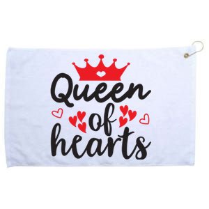 Queen Of Hearts, Wedding, Romantic, Valentine White Grommeted Golf Towel