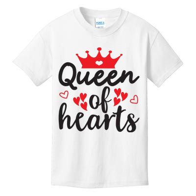 Queen Of Hearts, Wedding, Romantic, Valentine White Kids T-Shirt