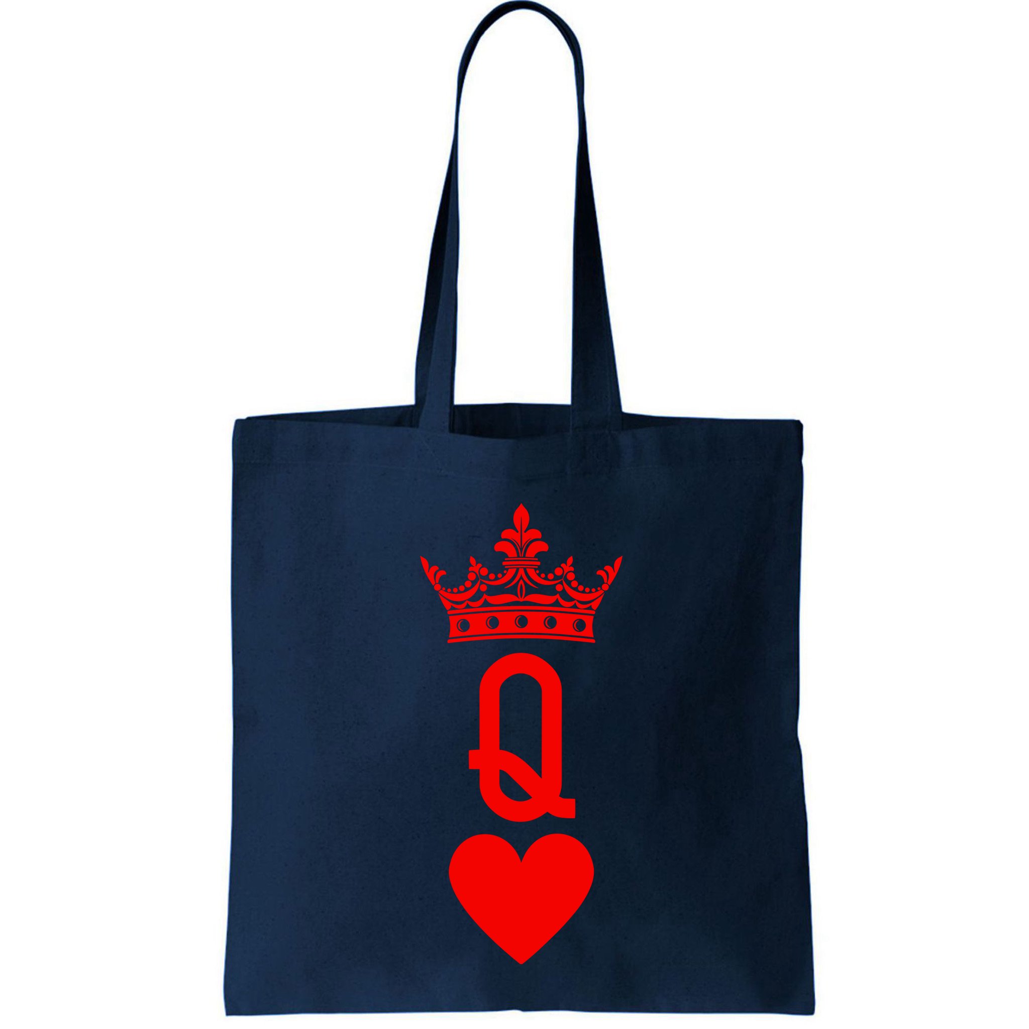 Queen Of Hearts Cards Matching Couple Saint ValentineS Day Bag